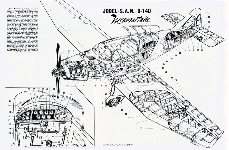 Illustration for article titled Feast your eyes on these rare aircraft cutaway drawings